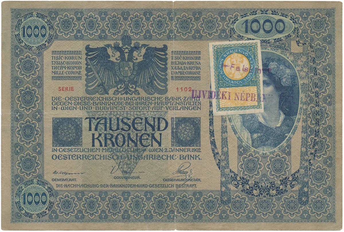 Razítkované R-U bankovky na Balkáně 1919-1921 — 1