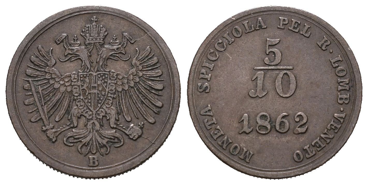 5/10 Soldo 1862 B