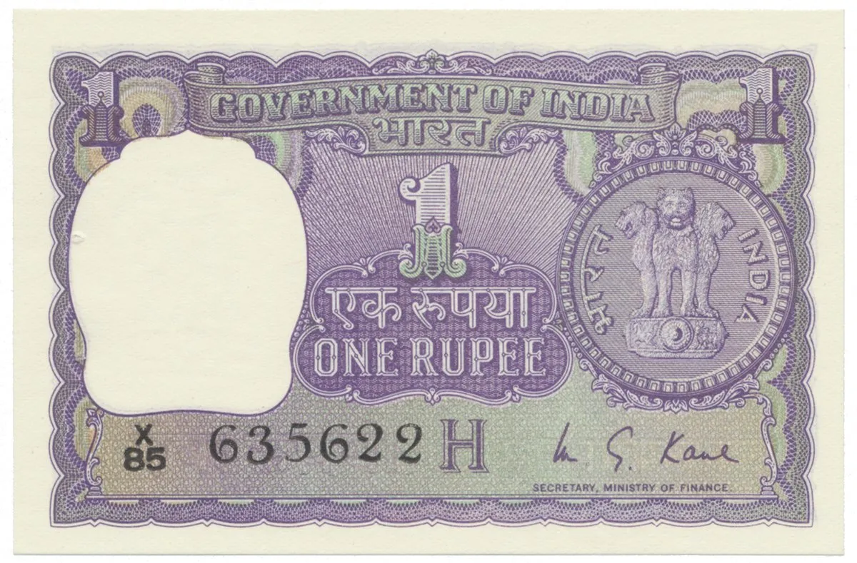 Indie, 1 Rupee 1974~1980, P.77n~z