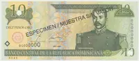 Dominikánská republika, 10 Pesos Oro 2000, P.165s1