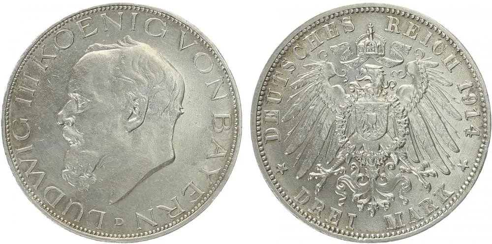 Bavorsko, Ludwig III., 1913 - 1918 — 1