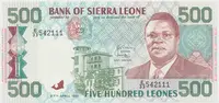 Sierra Leone, 500 Leones 1981, P.19