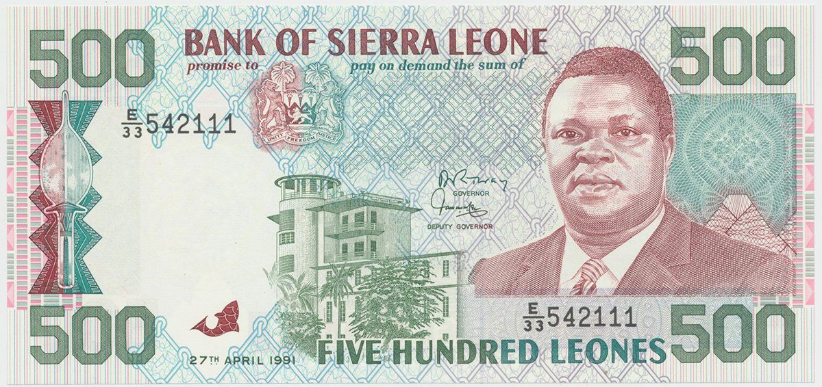 Sierra Leone, 500 Leones 1981, P.19