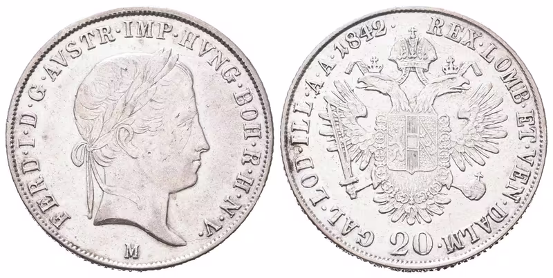 Ferdinand V., 20 Krejcar 1848 C, Praha