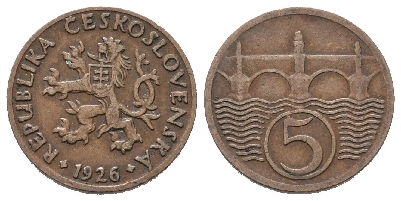5 Haléř 1926