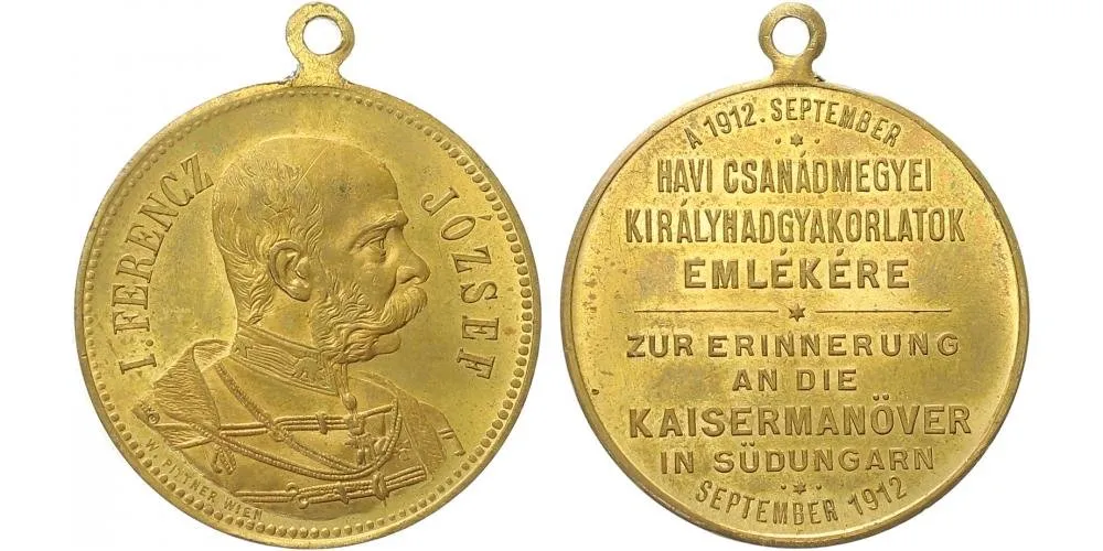 František Josef I., medaile vojenských manévrů — 1