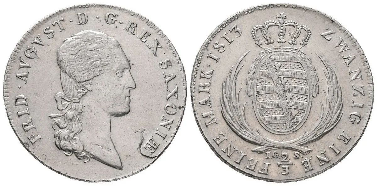 Sasko, Friedrich August III./I., 1763 - 1827 — 1