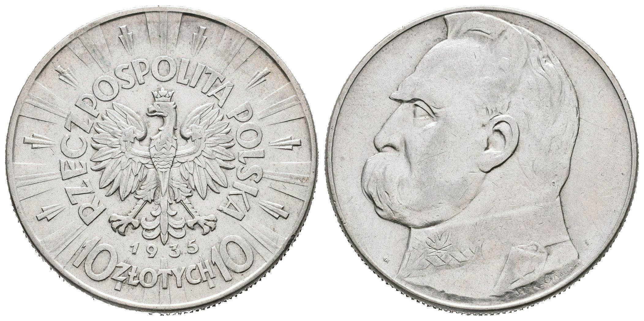 Polsko, 10 Zlotých 1935