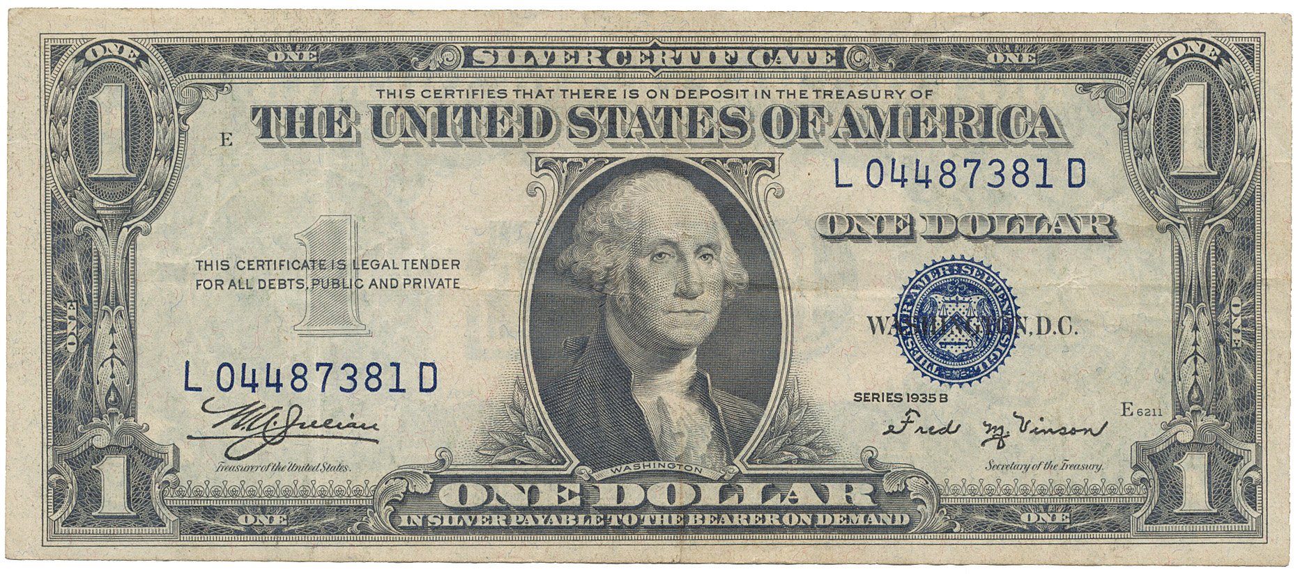 USA, 1 Dollar 1935B, Pick.416b