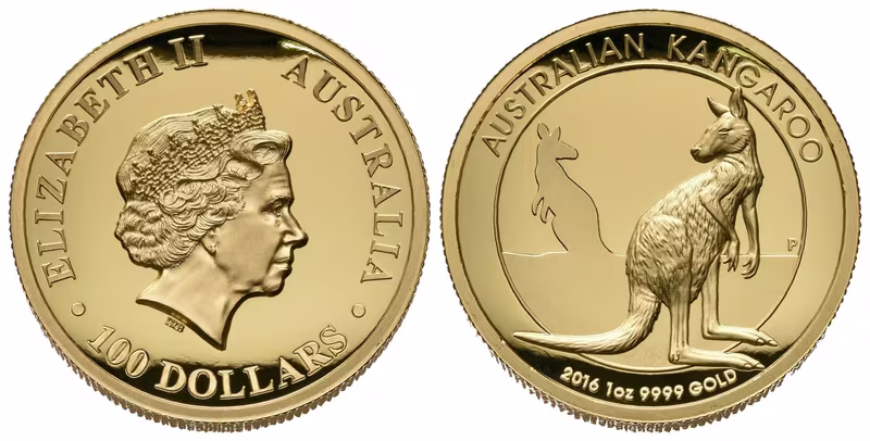 Austrálie, 100 Dollars 2016 - Australian Kangaroo