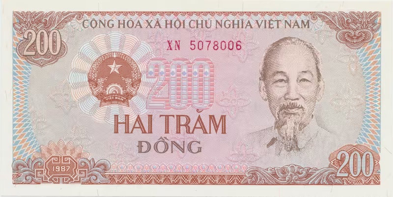 Vietnam, 200 Dong 1987, P.100a