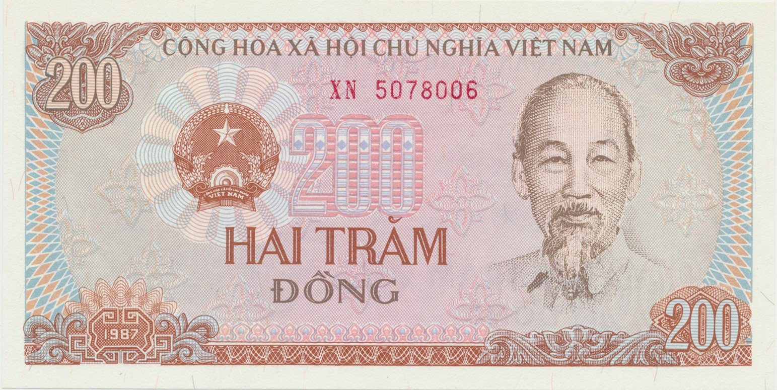 Vietnam, 200 Dong 1987, P.100a