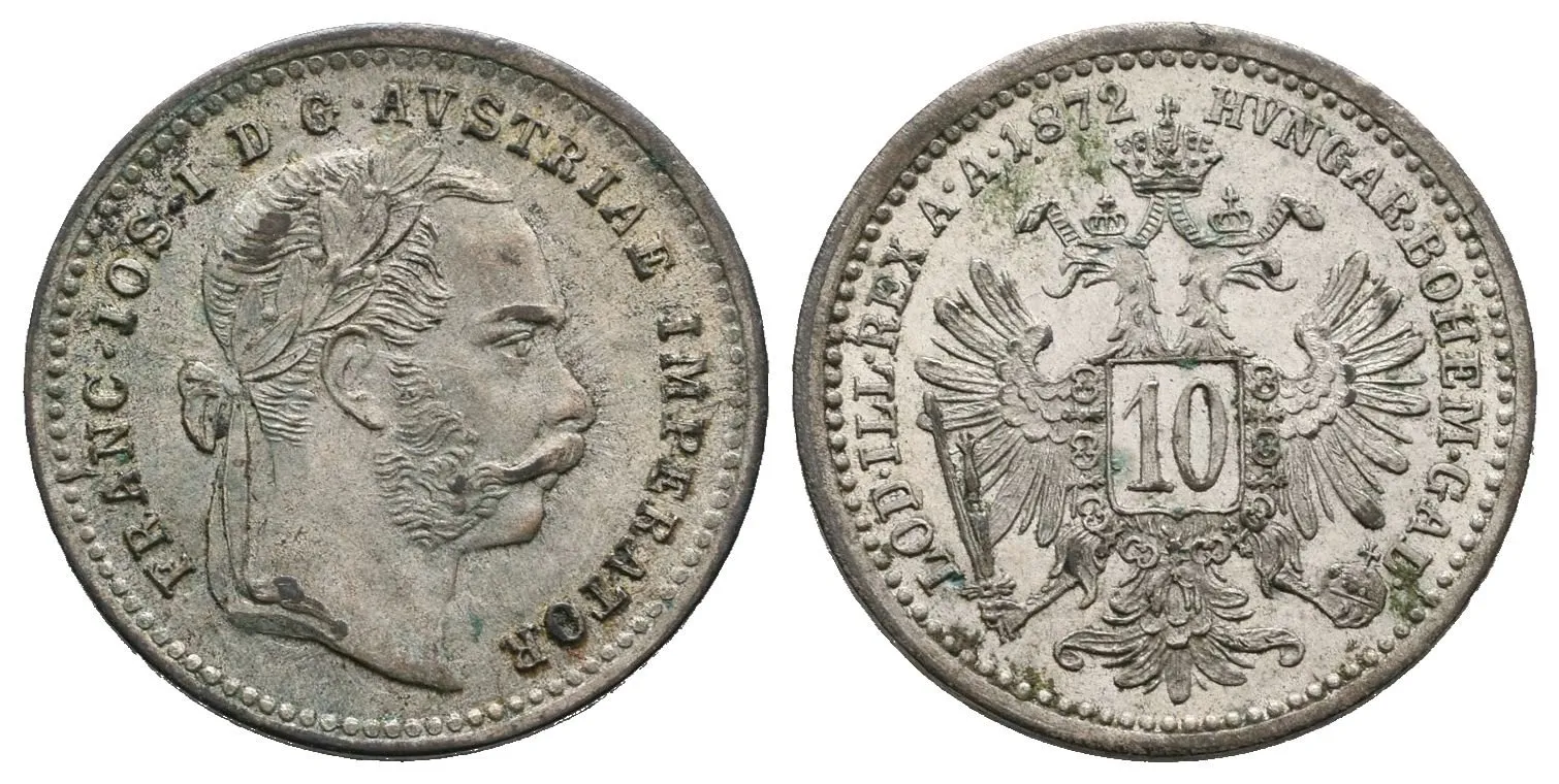 10 Krejcar 1872