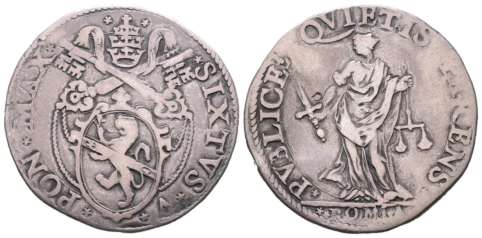 Vatikán, Sixtus V., 1585 - 1590 — 1