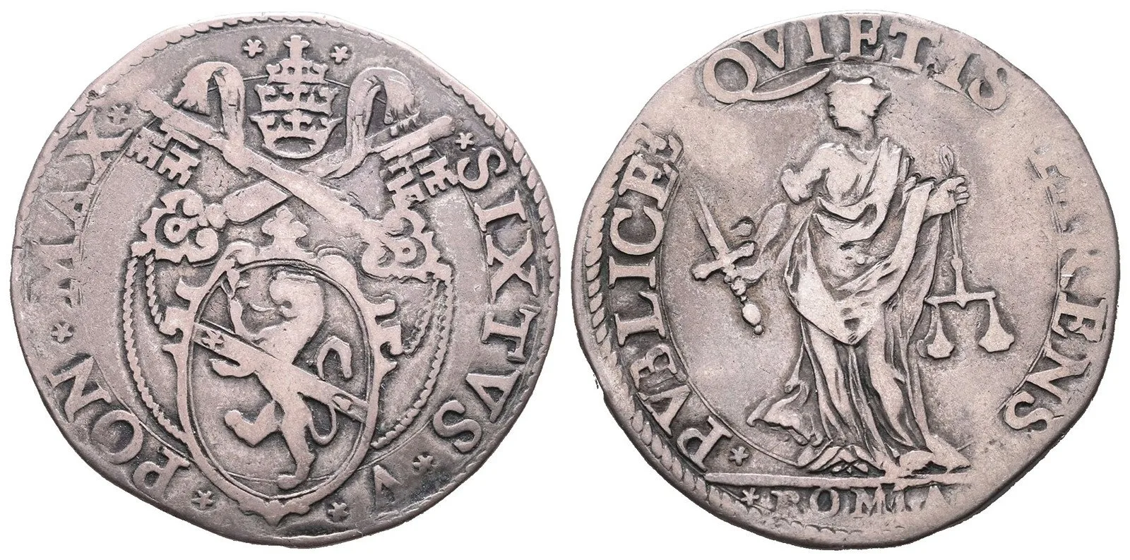 Vatikán, Sixtus V., 1585 - 1590 — 1