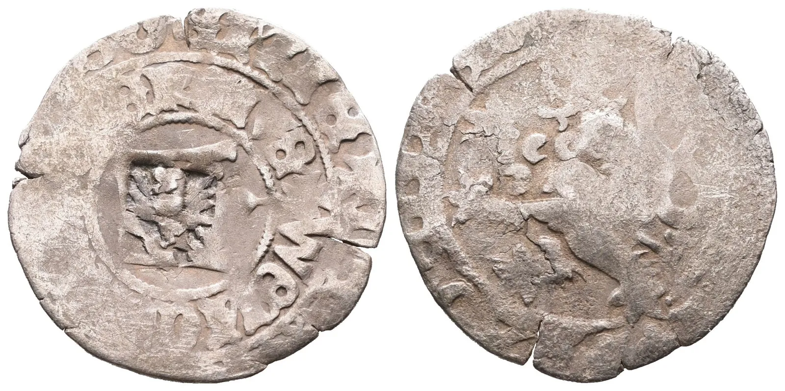 Václav IV., Pražský groš s kontramarkou Amberg