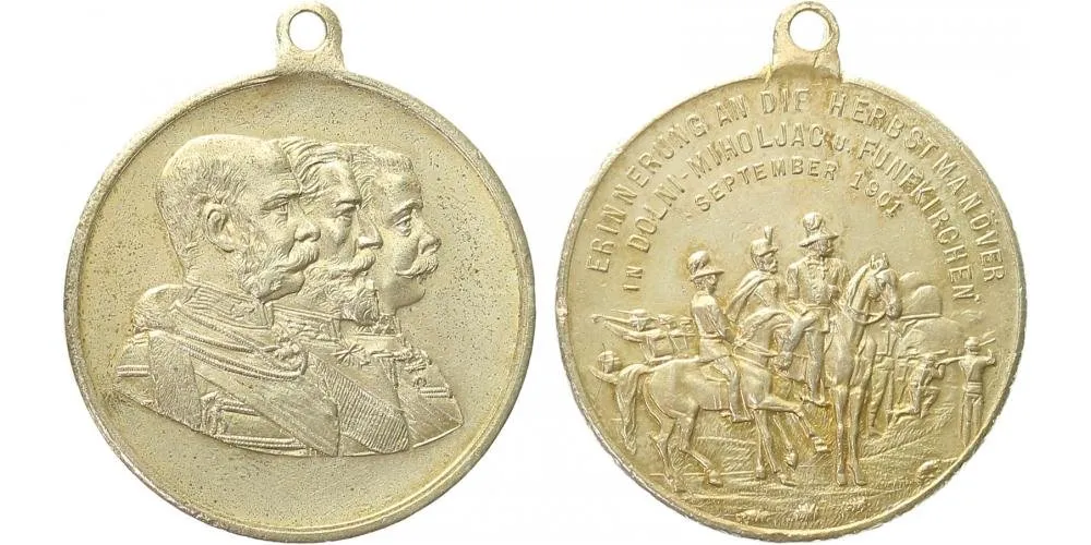 František Josef I., medaile vojenských manévrů — 1