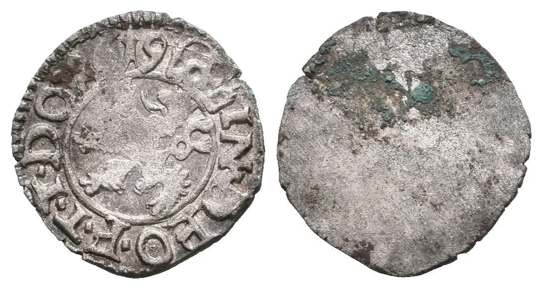 Krejcar 1619, Kutná Hora-Hölzl, Hal.583 (0,44 g), patina, drobné vady_RR! — 1