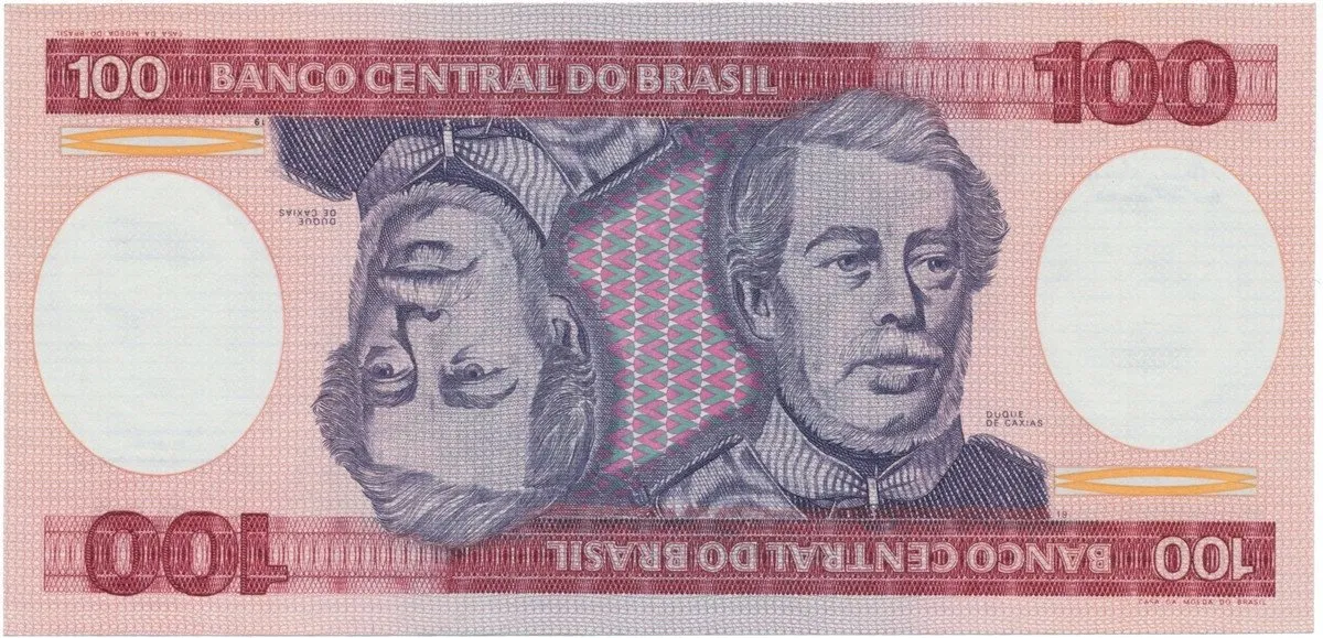 Brazílie, 100 Cruzeiros (1984), P.198