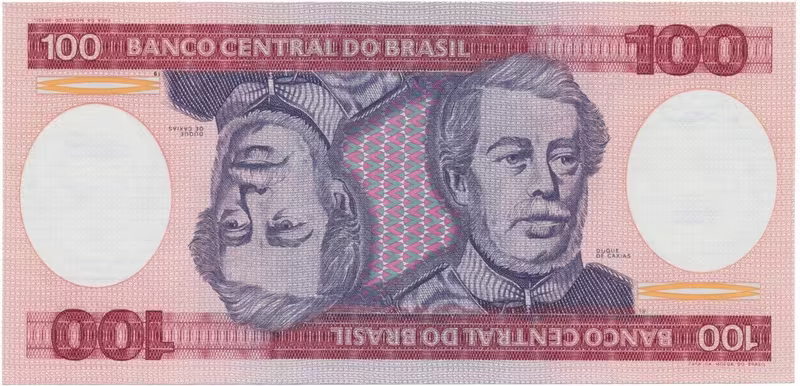 Brazílie, 100 Cruzeiros (1984), P.198