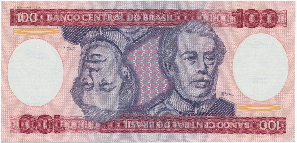 Brazílie, 100 Cruzeiros (1984), P.198