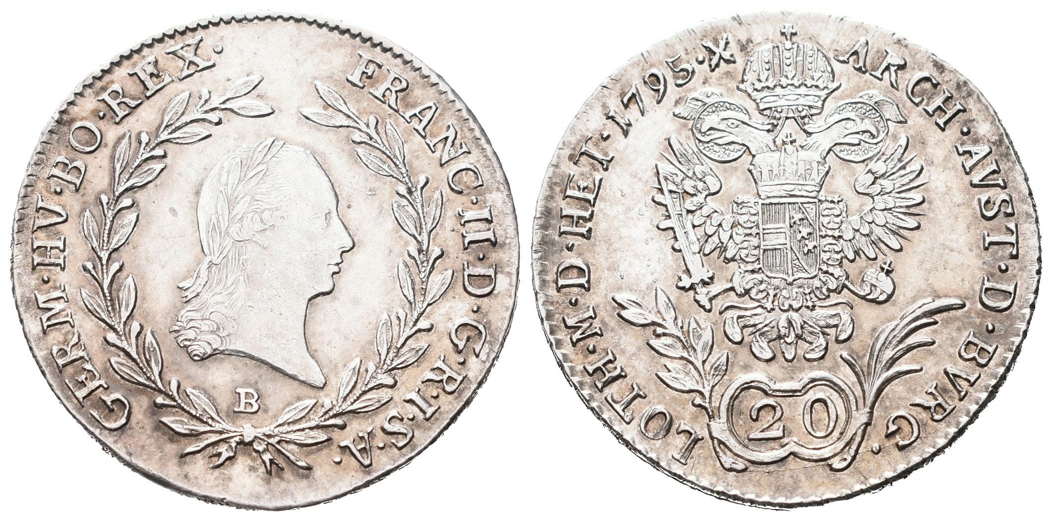 František II., 20 Krejcar 1795 B