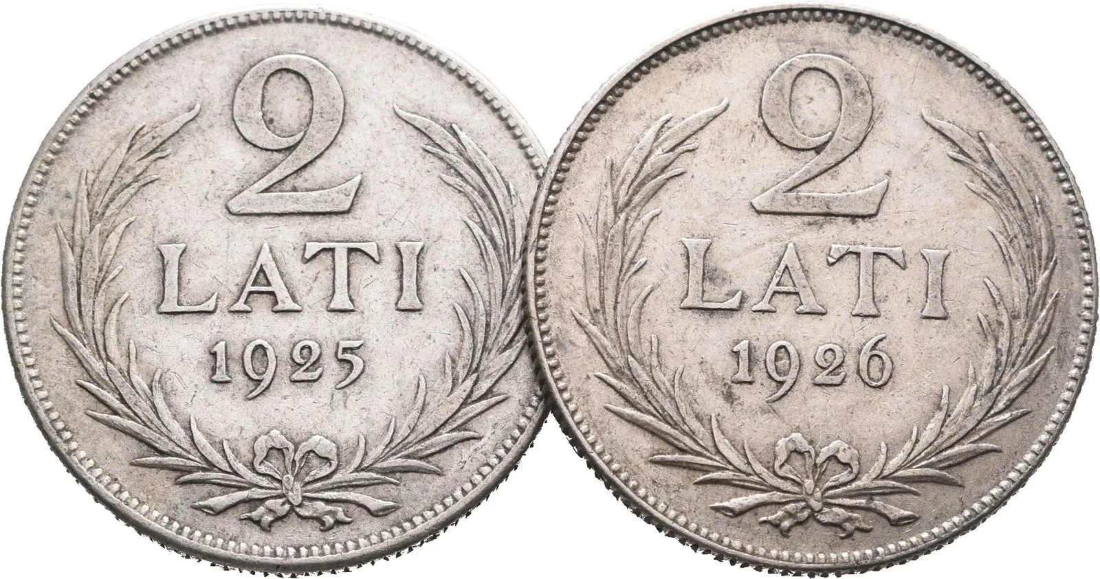 Lotyšsko, 2 Lati 1925, 1926