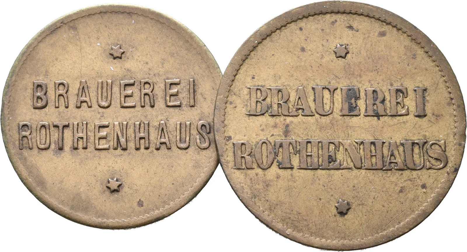 Červený Hrádek / Rothenhaus - Pivovar, známka na 1 a 1/2 litru piva. — 1