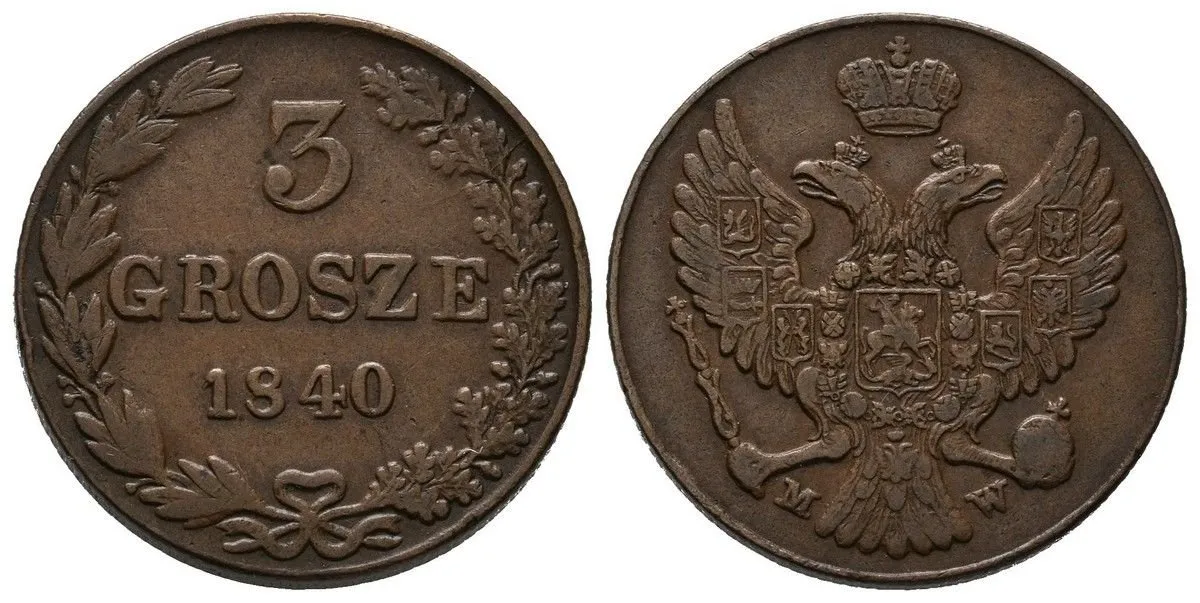 Polsko, Mikuláš I., 1825 - 1855 — 1