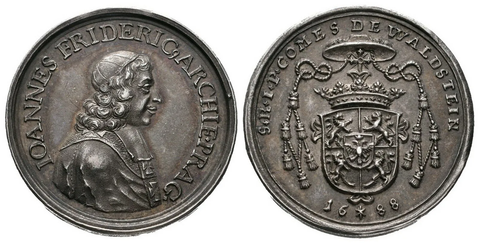 Praha - arcibiskupství, Johann Friedrich Graf von Waldstein, 1688 - 1694 — 1