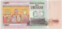 Uruguay, 200 Pesos Uruguayos 2009, P.89b - fotografie 2