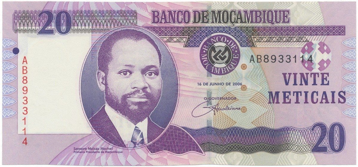 Mosambik, 20 Meticais 2006, P.143