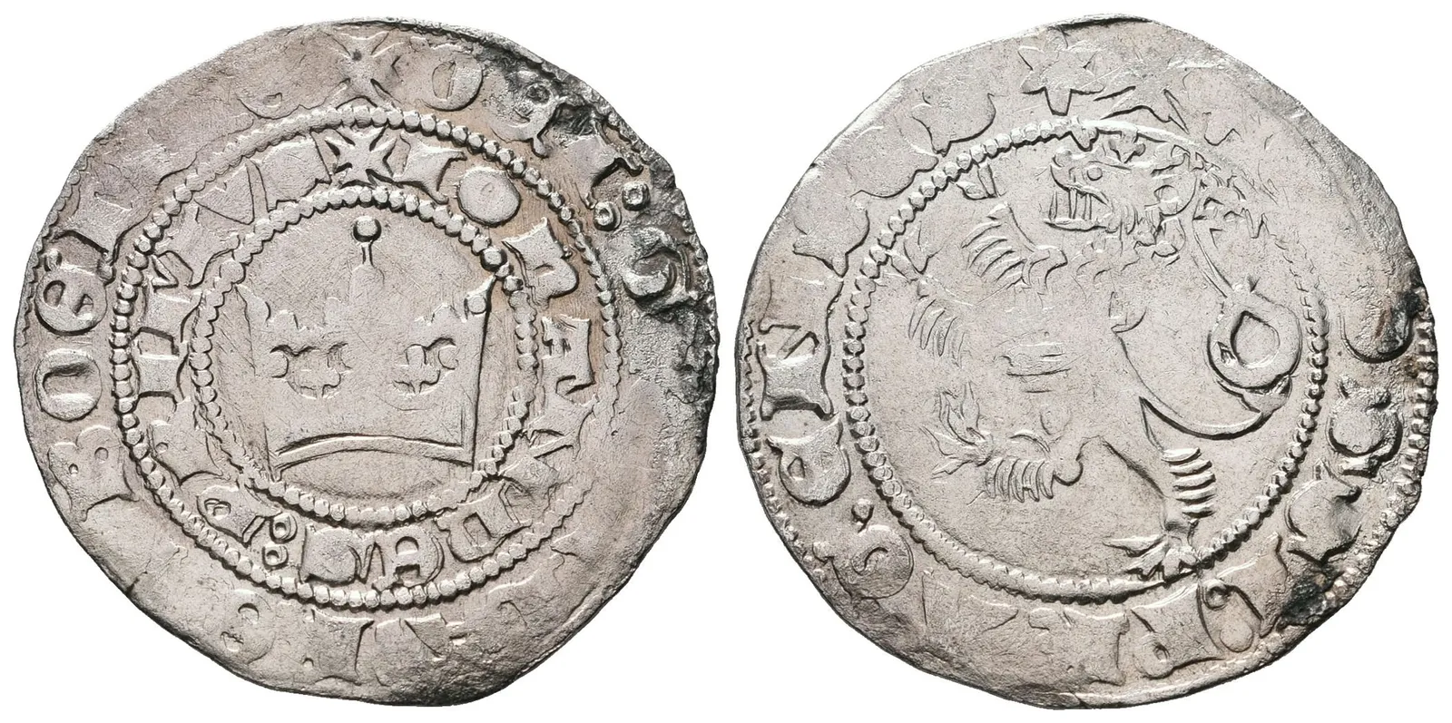 Jan Lucemburský, Pražský groš, Castelin 1