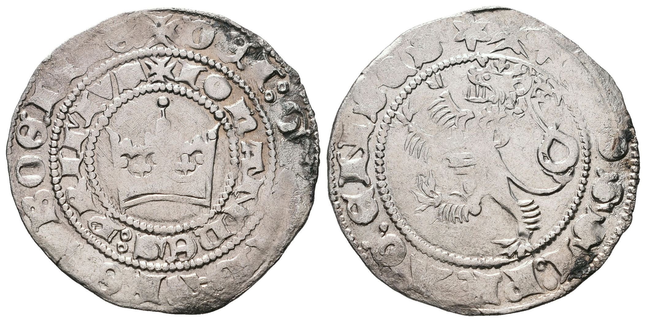 Jan Lucemburský, Pražský groš, Castelin 1