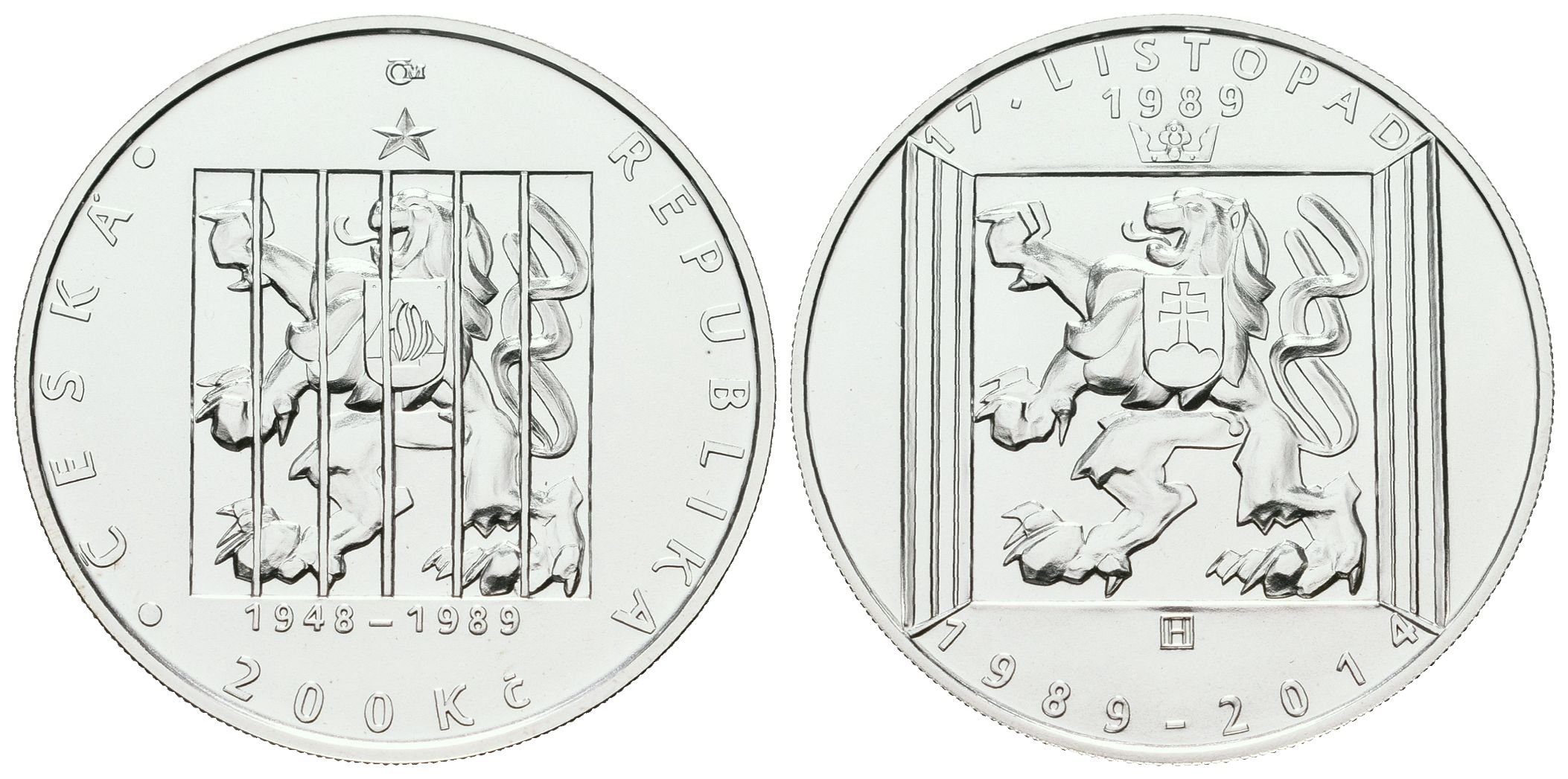 200 Kč 2014 - 17. listopad 1989