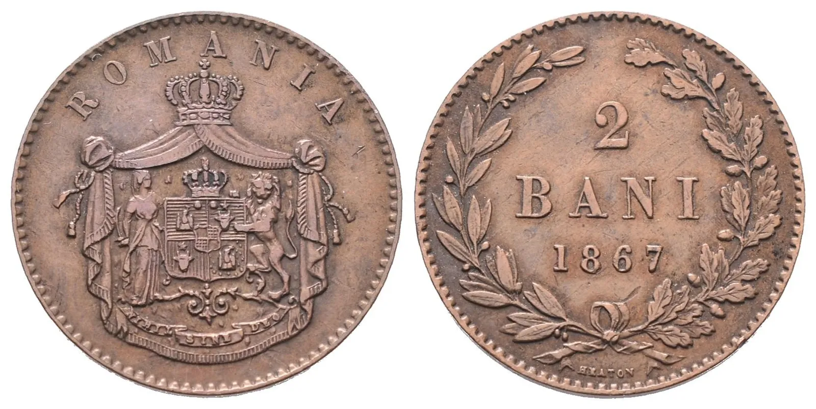 Rumunsko, 2 Bani 1867