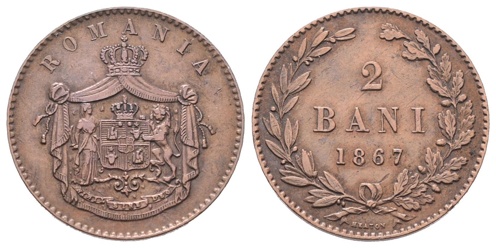 Rumunsko, 2 Bani 1867