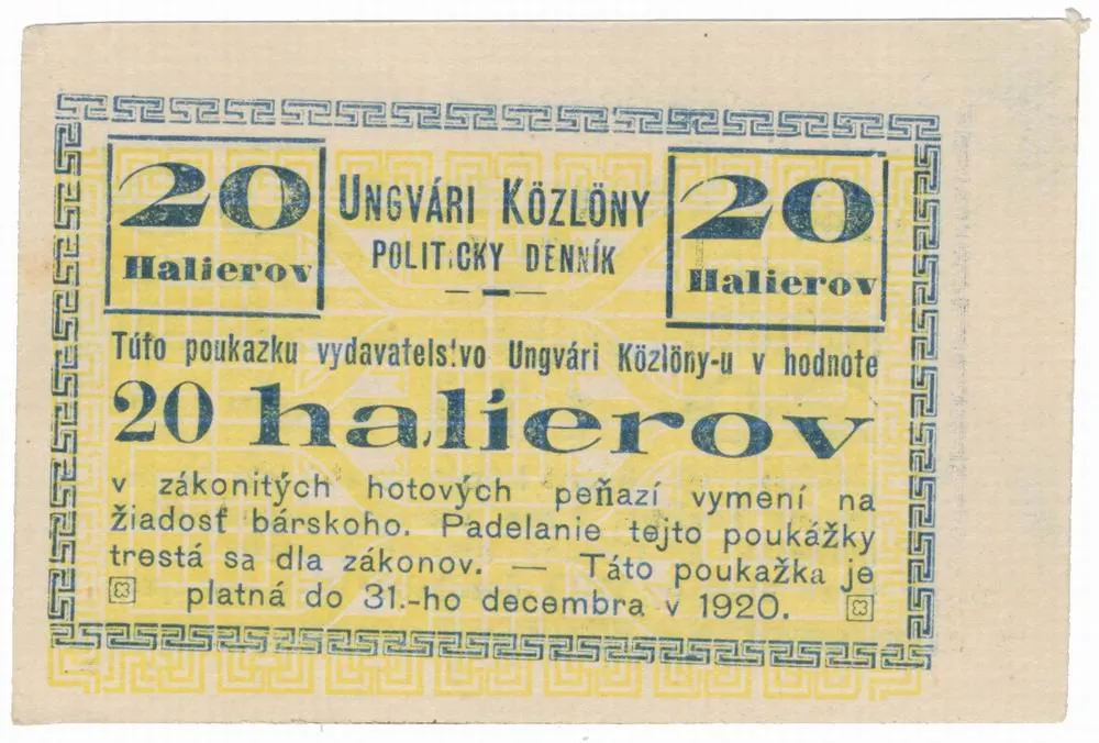 Nouzovky české od roku 1914 — 1