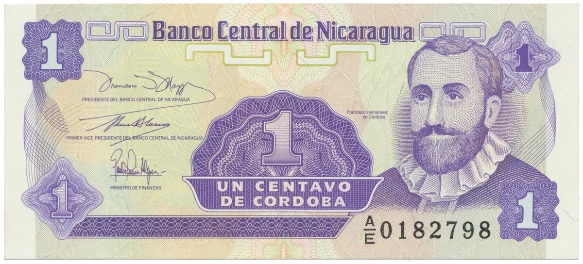 Nikaragua, 1 Centavo (1991), P.167