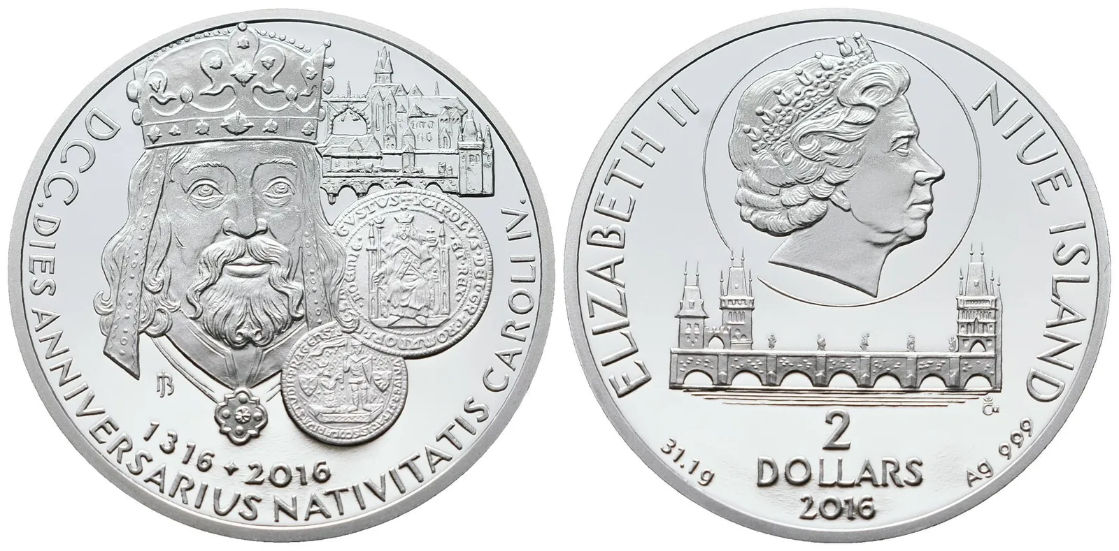AR 2 Dollar 2016 - Karel IV.