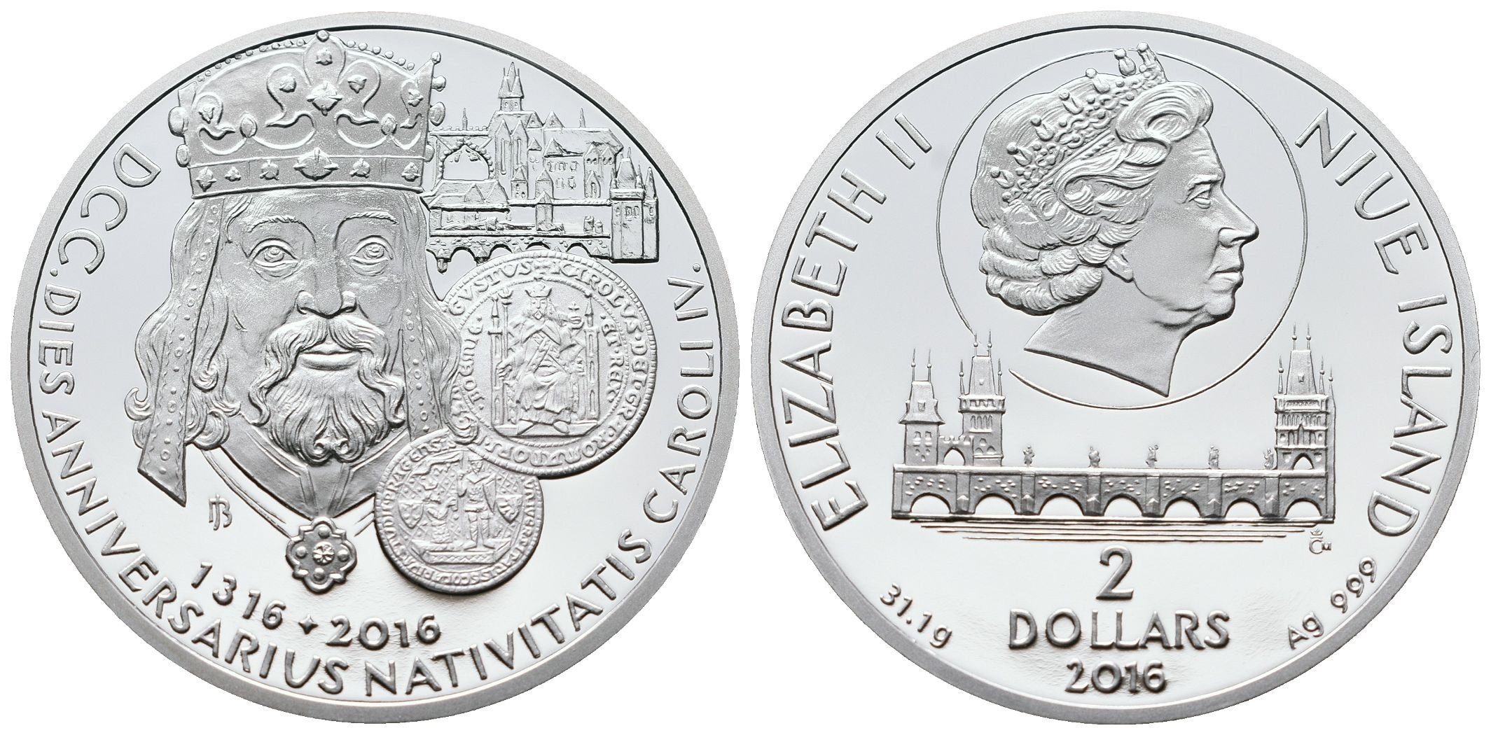 AR 2 Dollar 2016 - Karel IV.