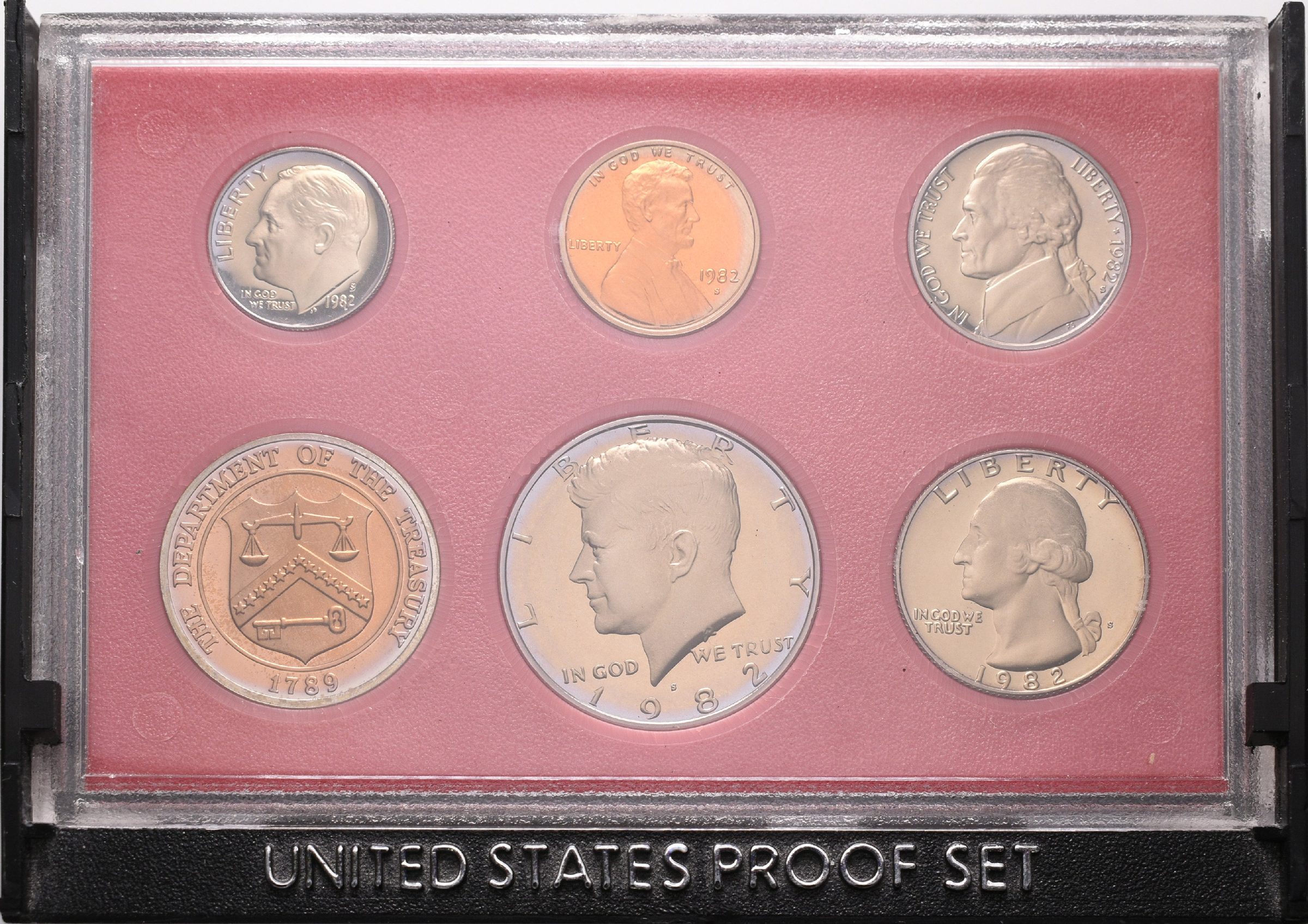USA, Sada PROOF mincí 1982
