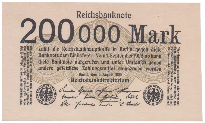Německo, 200 000 Mark 1923, Ro.99b
