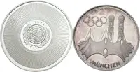 Soubor medailí - AR Medaile 1974 - OSN. Ag 0,925, 38,5 mm (25,44 g) + — 2