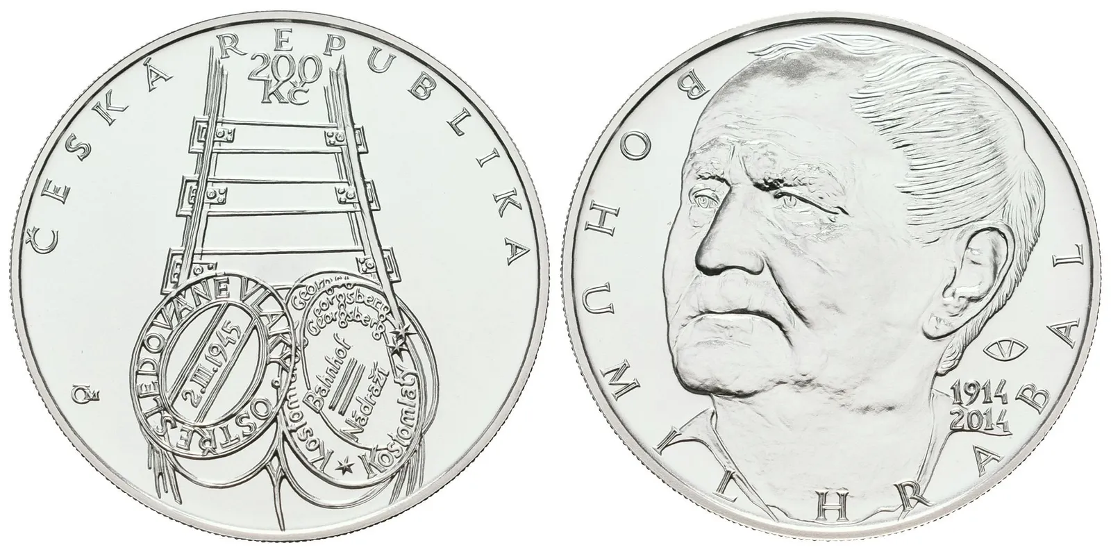 200 Kč 2014 - Bohumil Hrabal