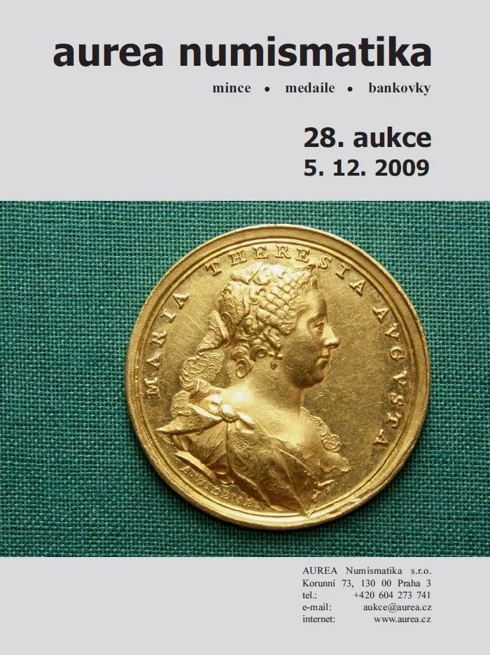 28. Aukce - mince • medaile • bankovky