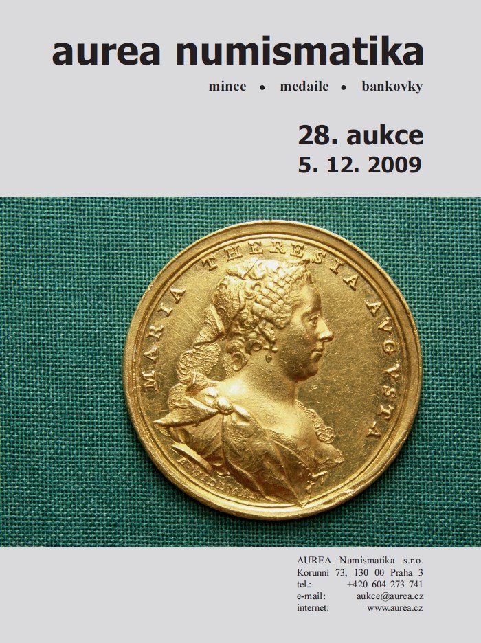 28. Aukce - mince • medaile • bankovky