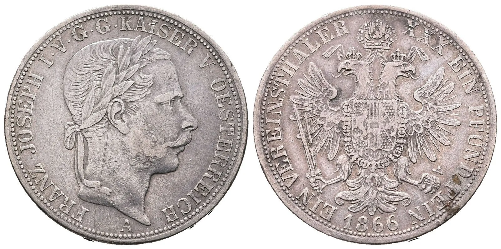 Rakouská a spolková měna, 1857 - 1892 — 1