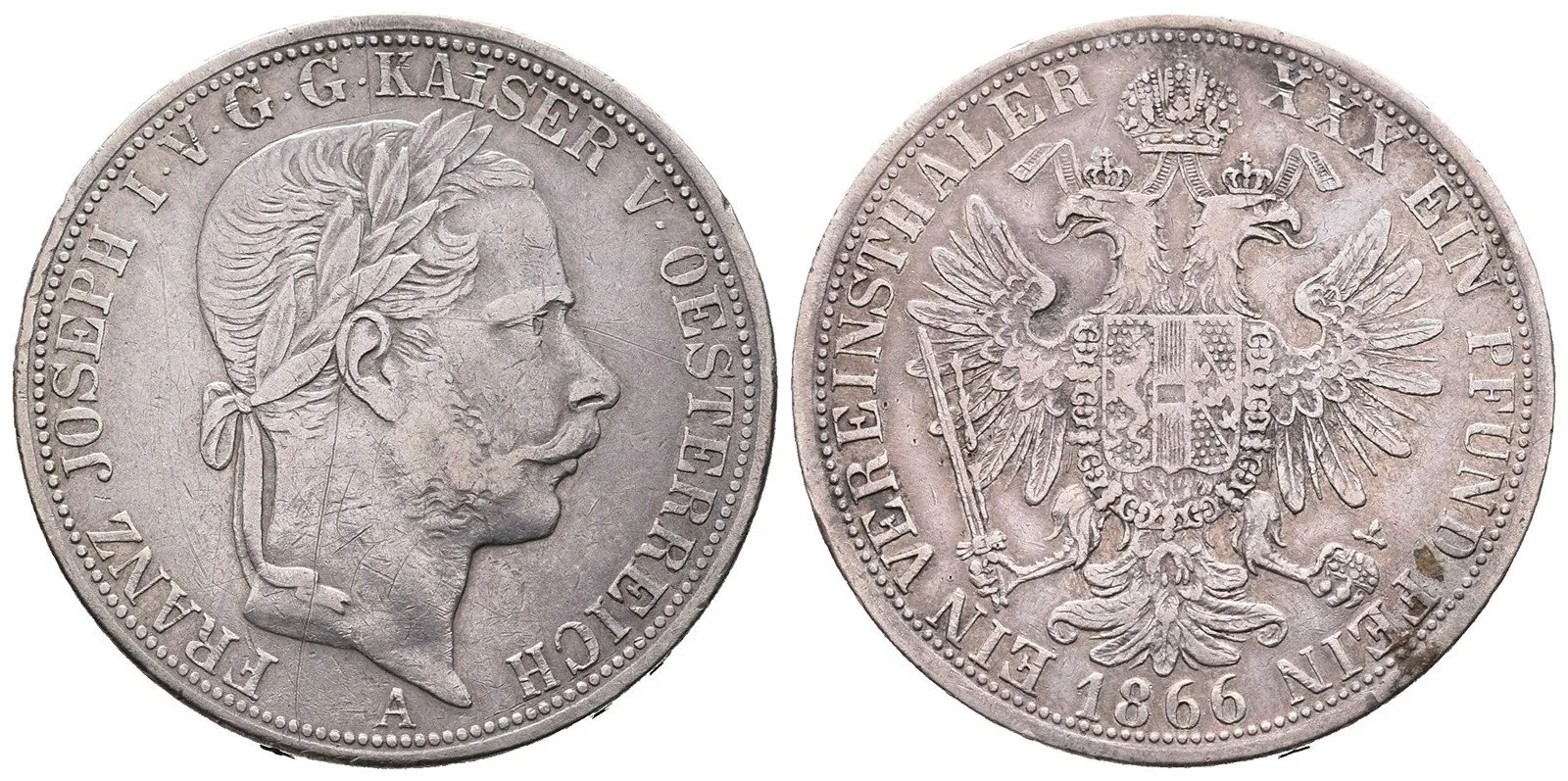 Rakouská a spolková měna, 1857 - 1892 — 1