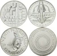 200 Kč 1999 - NATO, Akademi výtvarných umění, VUT Brno, 2000 - MMF, — 1